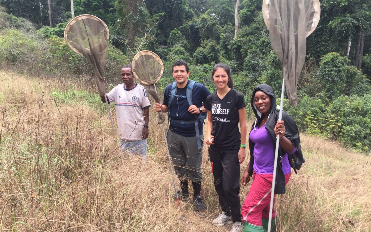 Researchers with nets IMG 1963